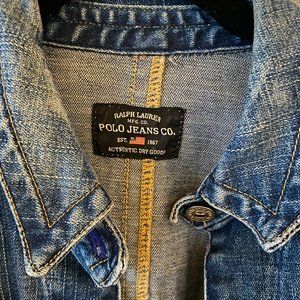 Ralph Lauren Polo Jeans Co. Vintage Woman's Jean Jacket Size L